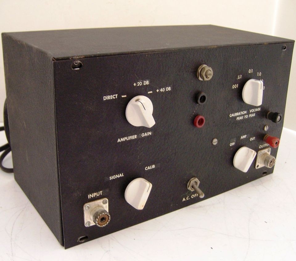 VINTAGE HAM RADIO TUBE AMP NC NATIONAL RADIO KIT AMPLIFIER 5 VACUUM 