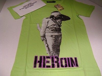 Drugs Couture I am Heroin Bandit Queen Phoolan Devi T SHIRT L Dime 