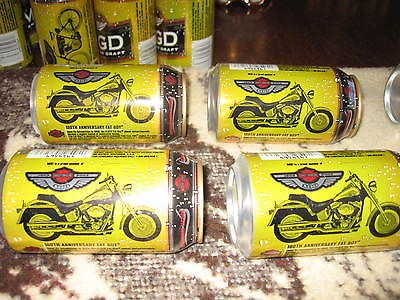 2003 Harley Davidson 100th MGD Beer Cans FAT BOY bike from Canada BO 