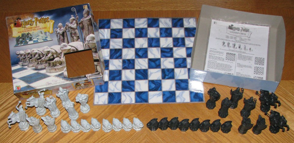 Harry Potter Wizard Chess Set 2002 Mattel Game multilingual 