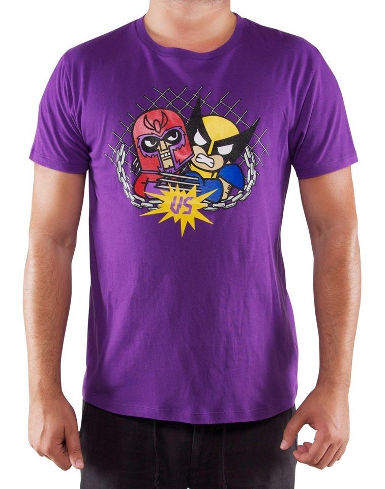 New Tokidoki x Marvel Clashing Pals Mens T Shirt S/S Wolverine 