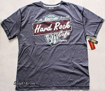 HARD ROCK CAFE HONOLULU HAWAII GRAY NO 71 short sleeve T SHIRT TEE SZ 