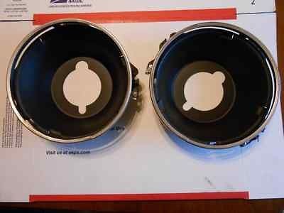 ORIGINAL GM HEAD LIGHT BUCKETS & TRIM RINGS **NICE** CAMARO NOVA