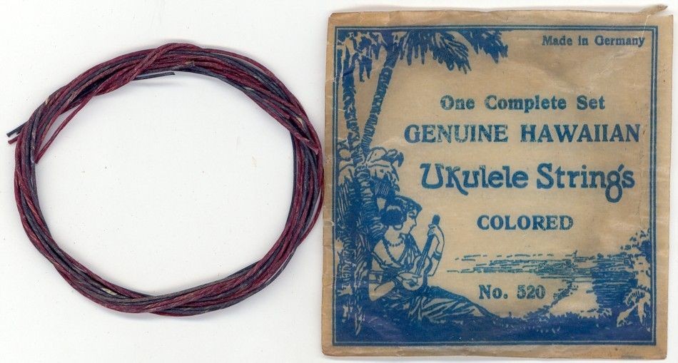 ANTIQUE Genunine Hawaiian UKULELE STRINGS German Made