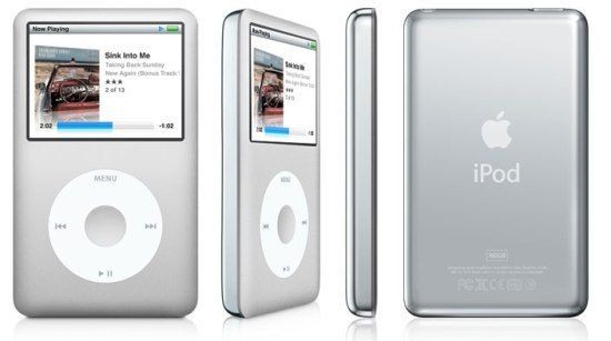 New Silver Apple iPod 6th Gen Video Classic 80 GB 80GB  Eco 