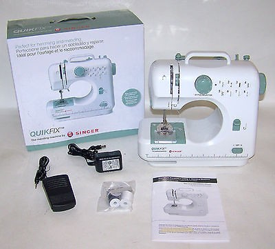 New Singer Quick Fix Sewing Machine Dual Speed 4 Stitch Quick Mending 