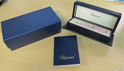 Pink & Gold Chopard 95/8109 Ball Point Pen Andante 10,5 CM Case, Box 