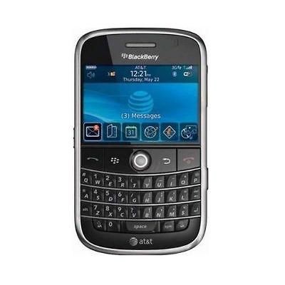 AT&T BlackBerry Bold 9000 3G Smartphone Black Cell Phone Used Good