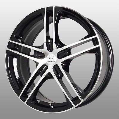 15 inch Verde Protocol Black Wheels Rims 4x4.5 Accent Elantra Sonata 