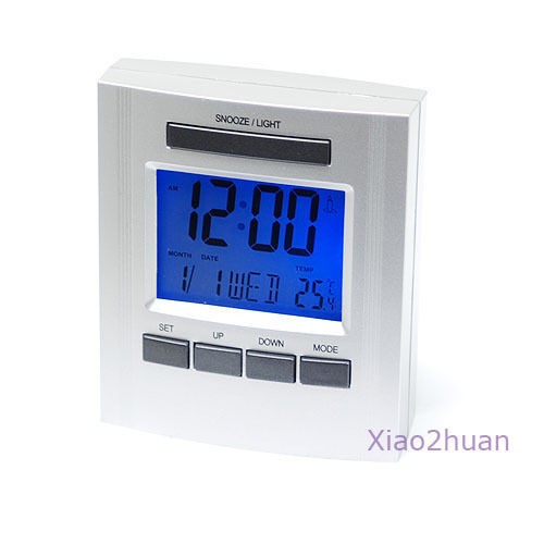 LCD Backlight Alarm Calendar Countdown Clock 14 Music