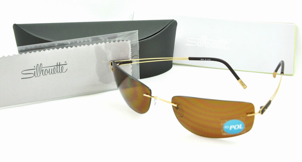 SILHOUETTE sunglasse 8645 color 6129 POLARIZED Brown