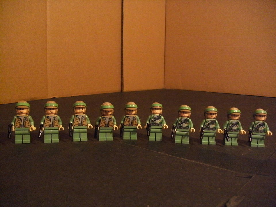 Lot of 10 Lego Star Wars ARMY MAN TROOPERS Minifig Mini Figure Fig 10x 