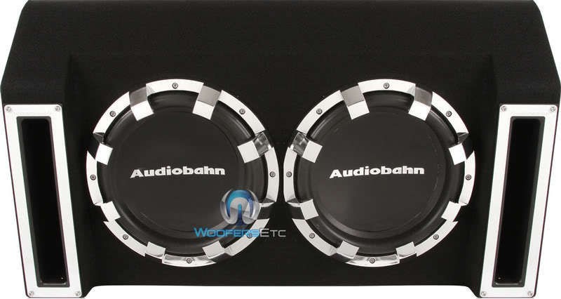 ABB122J AUDIOBAHN 2 PRO 12 SUBS LOADED SUBWOOFERS SPEAKERS BOX NEW