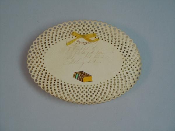 Fine Watercolor Paper Trinket Box of Perforated Paper Miniature 