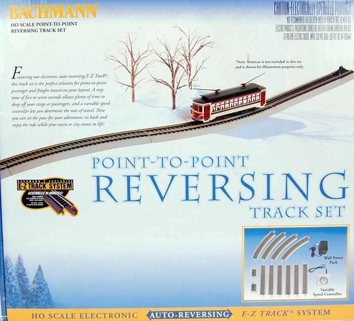   HO Scale Train E Z Track System Auto Reversing Complete System 44547