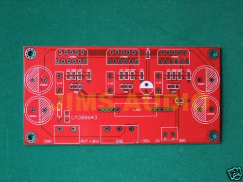 LM3886 x3 150W amplifier PCB Reliable Design 