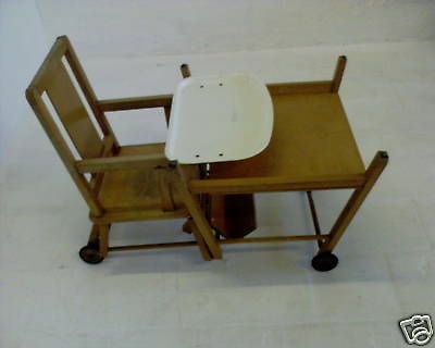 Vintage Chair Baby Feeding High Low Chair Metamorphic