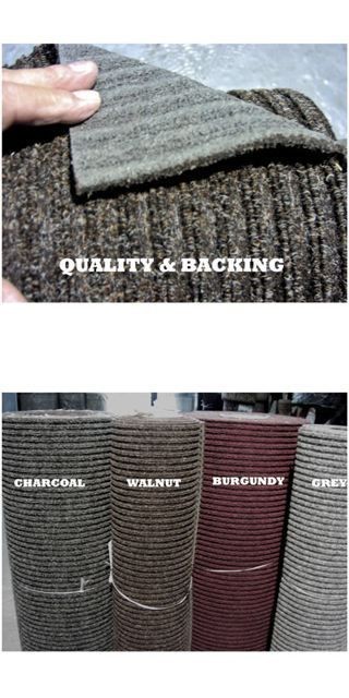 CARPET RUNNER   INDOOR/OUTDOOR RIBBED TEXTURE/4 COLORS