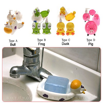 NEW Bathroom character set bathroom set soap base