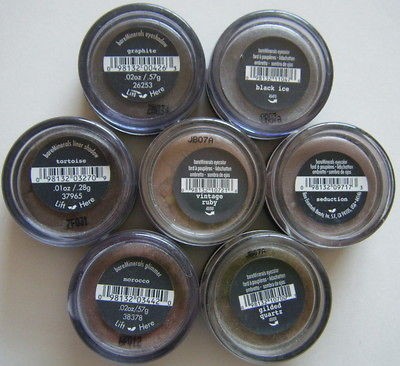 Bare Escentuals Minerals Eyeshadows you pick Black Ice Morocco 