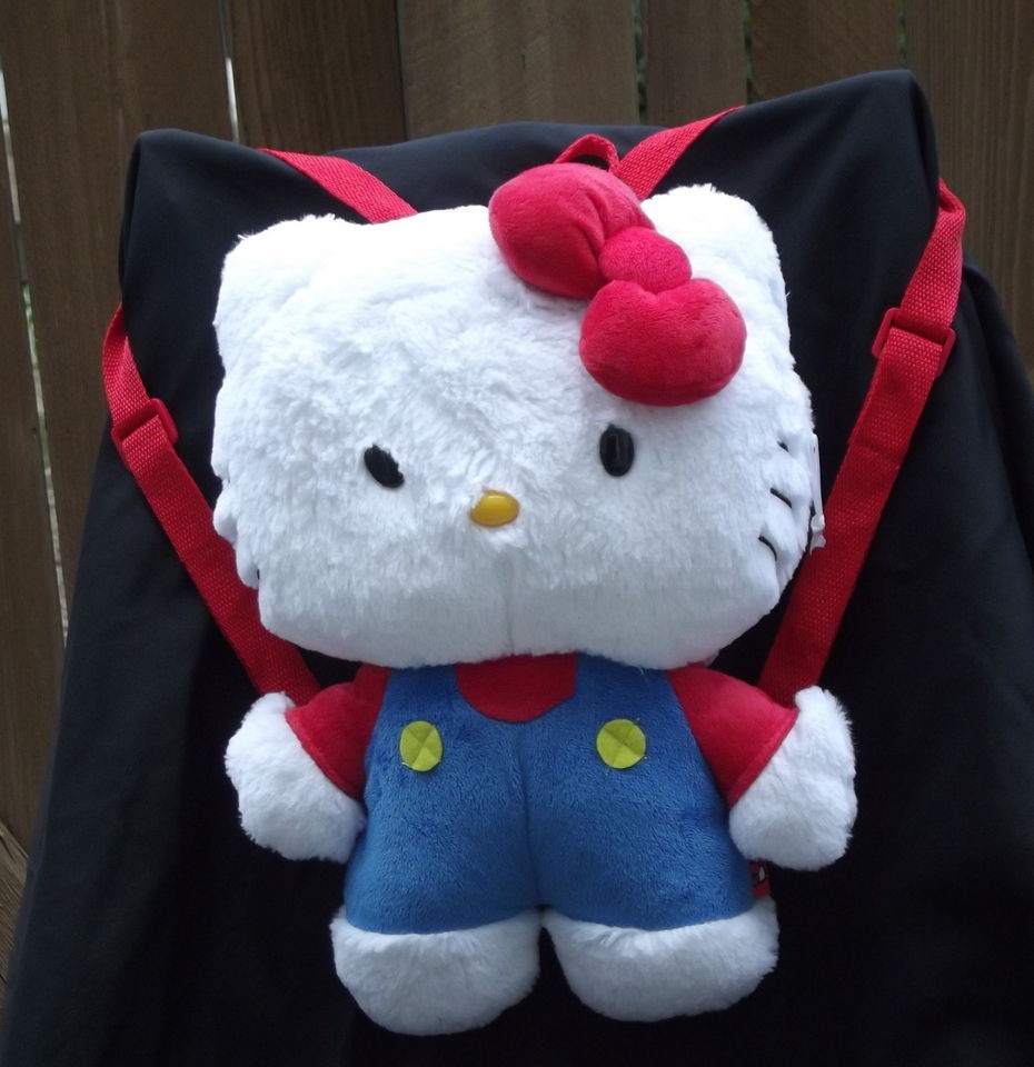 HELLO KITTY Plush Backpack NEW