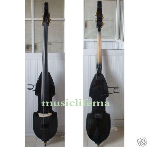 folding electric upright bass hand carve walnut new