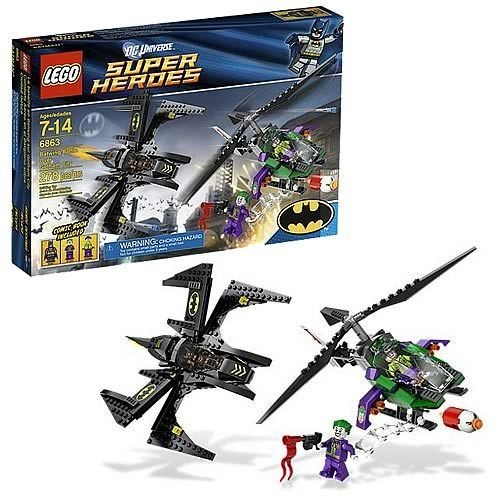 2012 LEGO 6863 BATWING BATTLE OVER GOTHAM CITY, DC UNIVERSE SUPER 