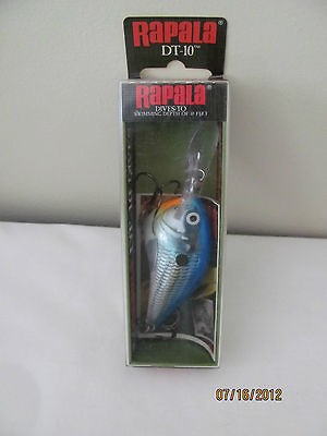 RAPALA DT 10 BALSA CRANKBAIT FISHING LURE