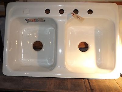   Rheem cast iron new old stock 30 inch sink   Philadelphia Salvage Co