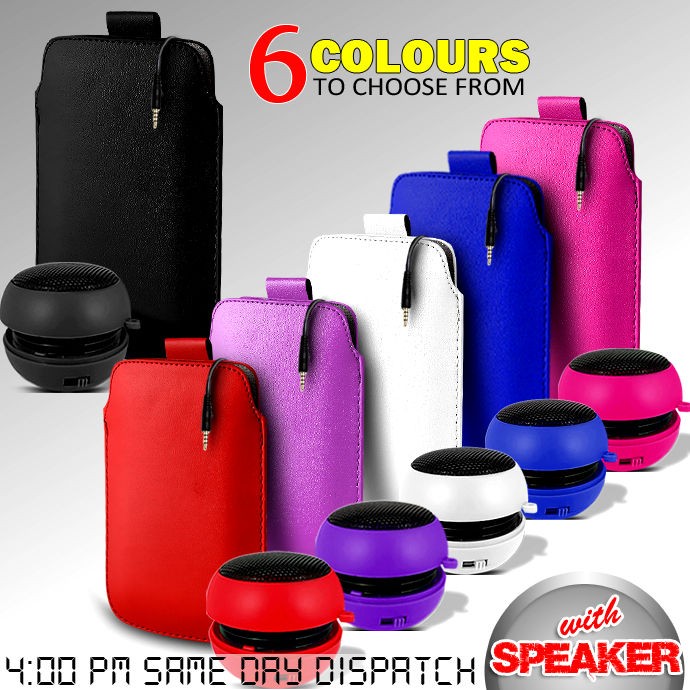   PULL TAB SKIN CASE COVER & MINI SPEAKER FOR VARIOUS BLACKBERRY PHONES