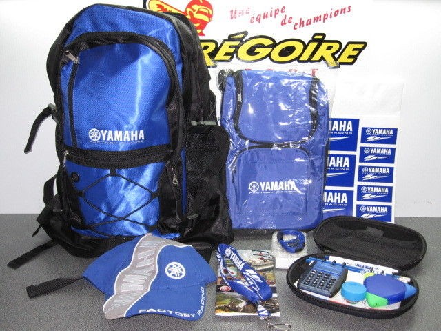 YAMAHA BACKPACK FULL OF YAMAHA PRODUCT