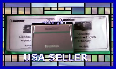 Franklin Speaking Spanish English Dictionary BES 2100