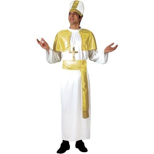 HOLY FATHER cardinal bishop pope male man fancy dress costume outfit 