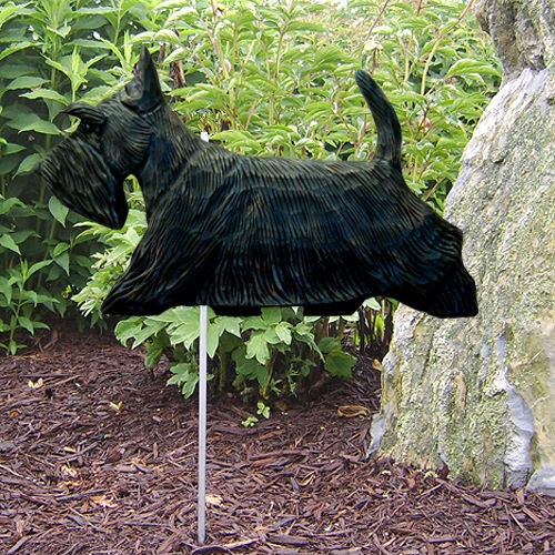   Terrier Dog Figure Garden Stake. Home Yard Decor Products & Dog Gifts