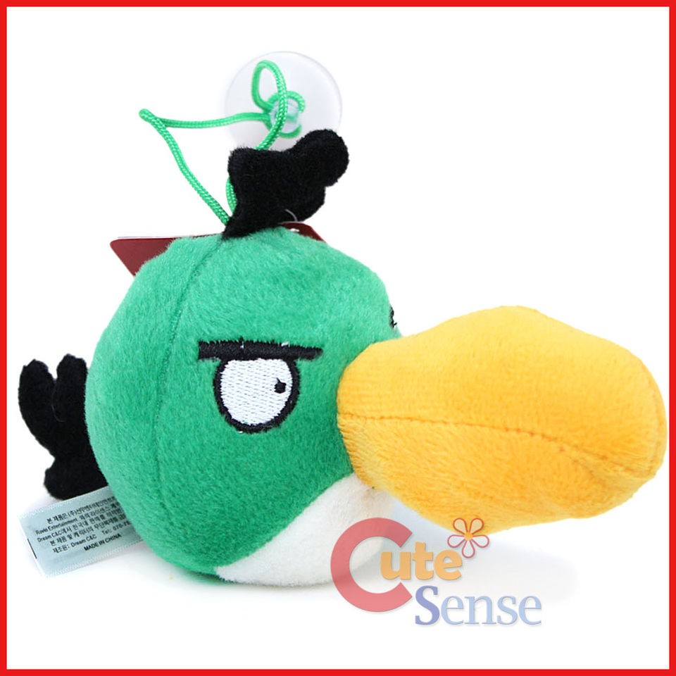   Birds Green Toucan Plush Doll  Window Attach 4 Licensed Stuffed Toy