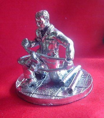   figure METAL Building trade in miniature SUPERB Xmas Birthday GIFT