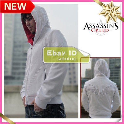   Creed Desmond Miles Coat Cosplay Costume Hoodie Jacket Eagle 2 Color