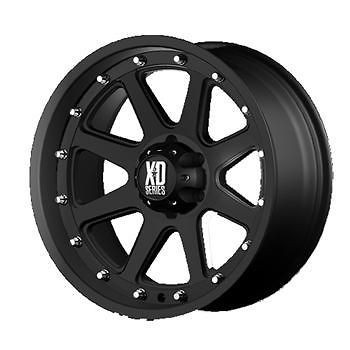 17x9 Black Wheels Rims XD XD798 5x5 Jeep Rubicon