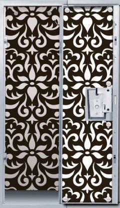 NEW Black and White Houndstooth Locker Wallpaper