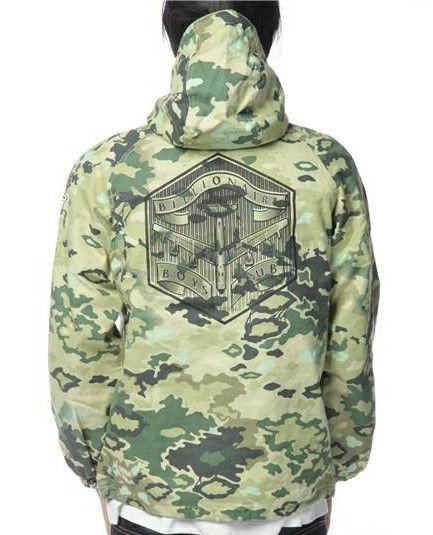 JAPAN MADE BILLIONAIRE BOYS CLUB MARINE CAMO JET AIR PLANE HOOD PARKA 