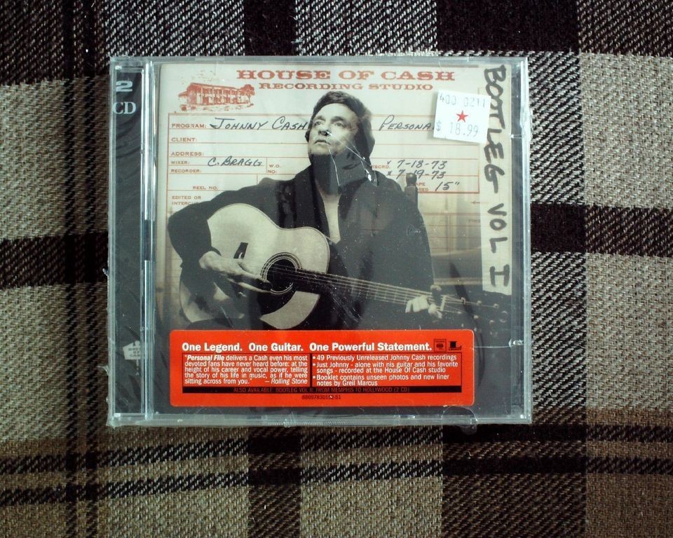 Johnny Cash, Bootleg Volume 1 Personal File 2CD USA BOXSET NEW 