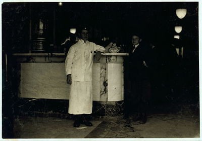 table boys in Moore Drug store. Location Montgomery,Ala​bama.