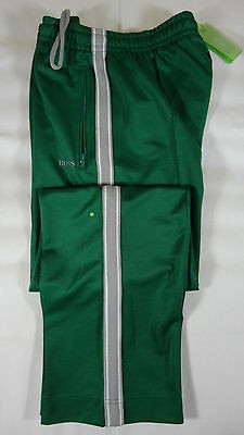 NWT HUGO BOSS GREEN Hur ley Track Pants Green / Gray / White Mens Size 