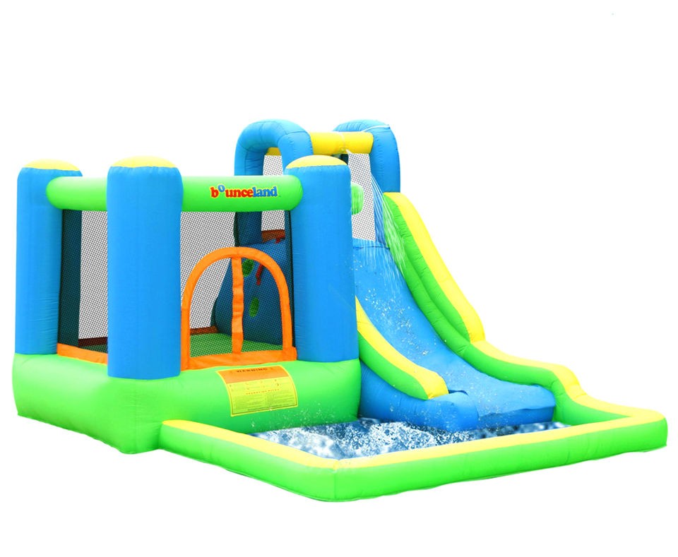 Inflatable Bounce House Jump and Splash Adventure Water Slide Bouncer