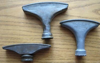   of 3 Vintage Metal Hose Sprinkler Spray Nozzles 1 Ross 10 & 1 Ross 11