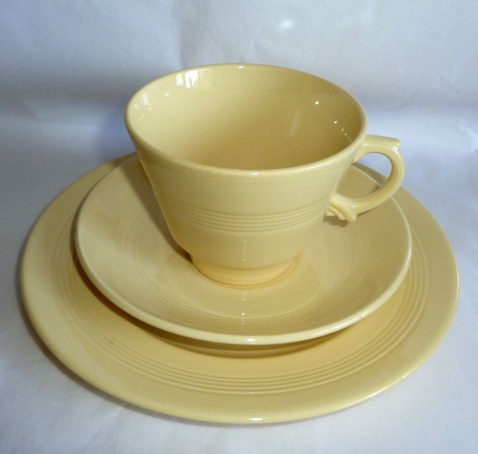   Woods Ware JASMINE Breakfast Cup, Saucer, & Plate     England