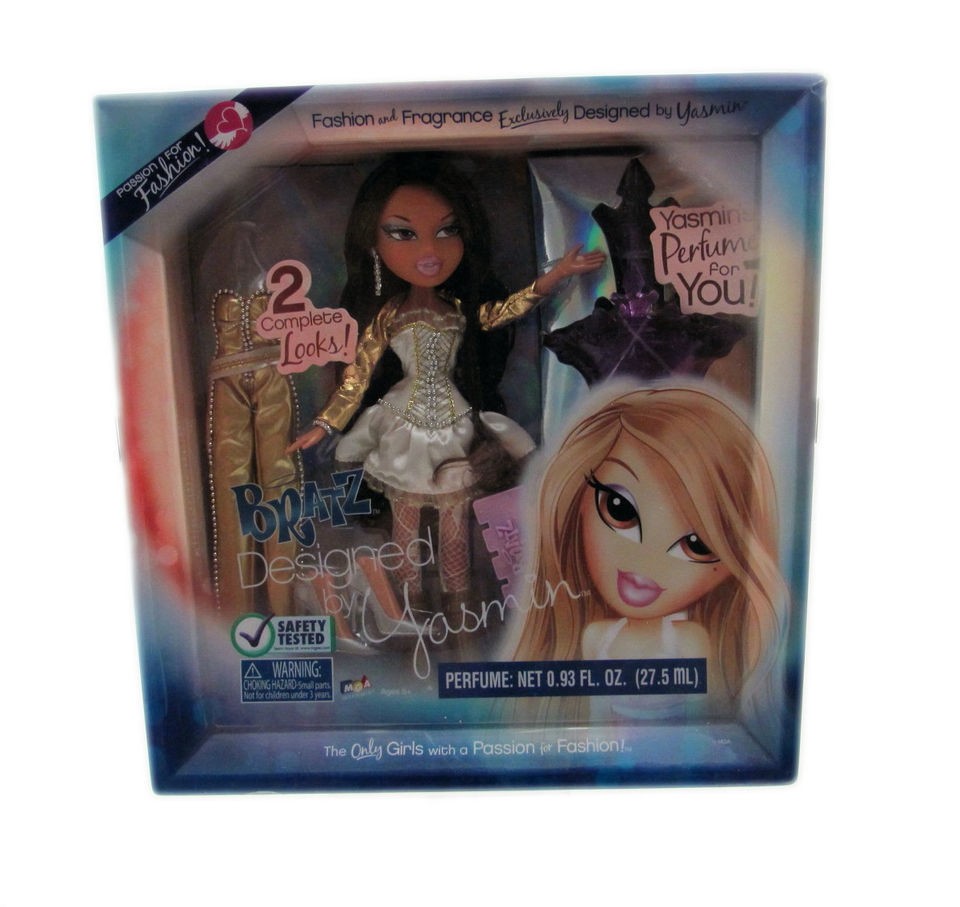 Bratz Jasmin Doll Design by Jasmin Perfume NIP #3926