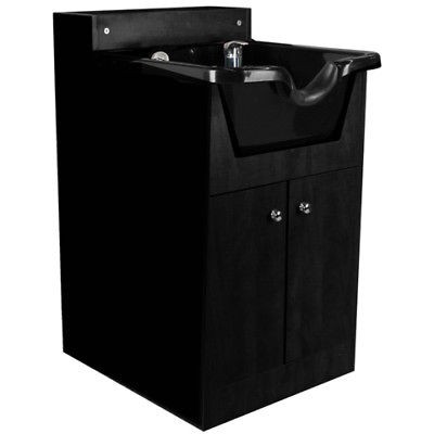 SALON SHAMPOO BOWL CABINET SHAMPOO BACKWASH SU 21BLK