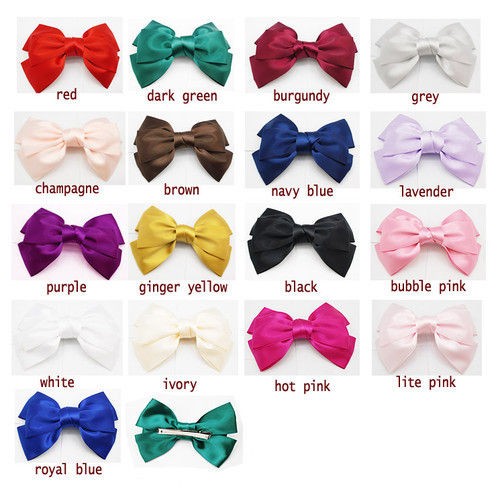 Pick 5.7 Big Hair Satin Bow Hair Clips