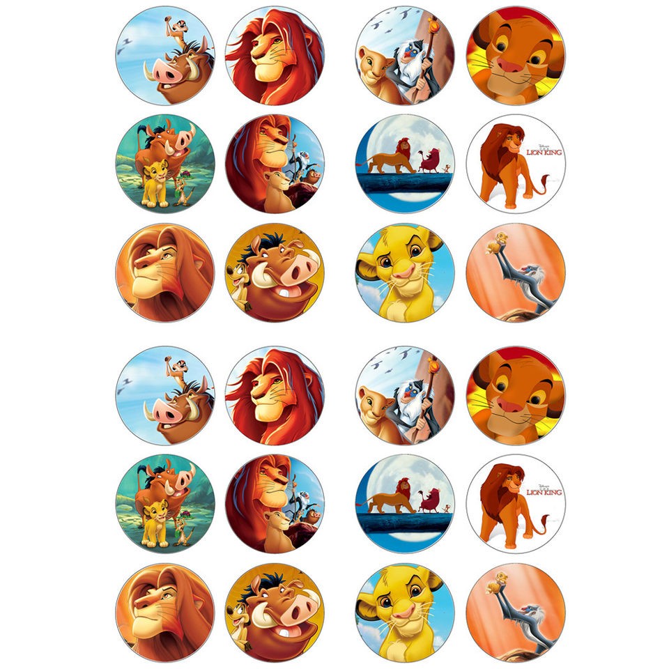 The Lion King 24x Edible Cup Cake Topper Uk Seller Worldwide On Popscreen